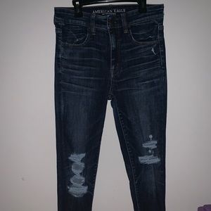 Cropped American eagle jeans
